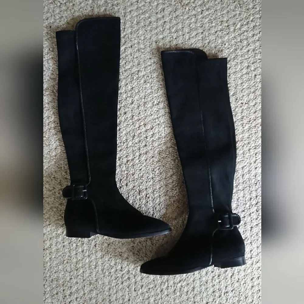 LK Bennett Delilah knee high suede boots size 6.5